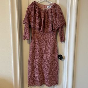 Dainty Jewell’s Mauve Antebellum Dress Size Small